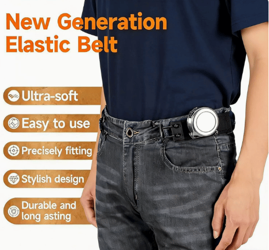 HAILTH Tactical Metal Hook Elastic Belt (2 PCS)