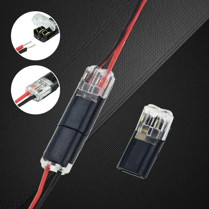 Double - Wire Plug-in Connector With Locking Buckle
