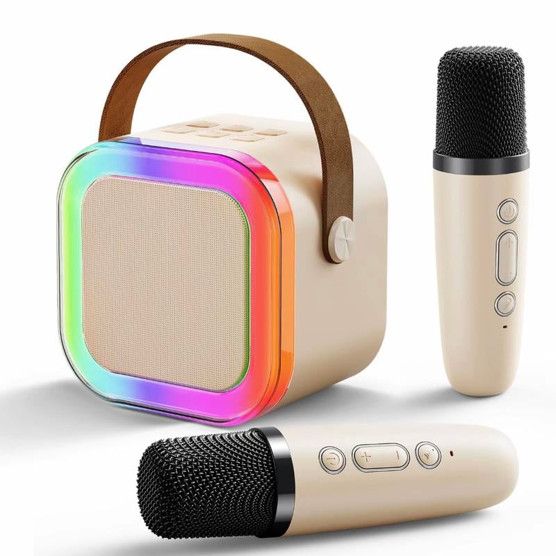 SAVE 49%🎁 Fall Portable Wireless Karaoke Speaker with 2 wireless Microphone