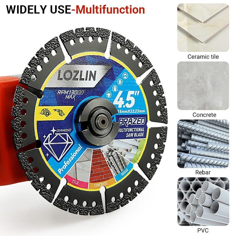 🛠️ Cut Any Material Instantly - 49% OFF- ✨ 4.5" Multi-Material Diamond Blade - Zero Compromise, Max Durability