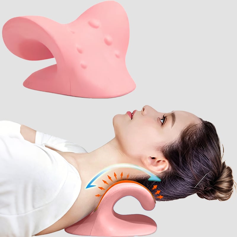 🎁Last day of the promotion🎁Neck Stretcher ,Neck Hump Corrector,Neck and Shoulder Relaxer Cervical Traction Device Pillow