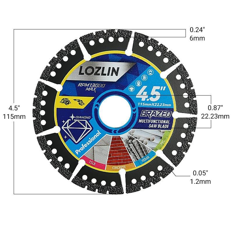 🛠️ Cut Any Material Instantly - 49% OFF- ✨ 4.5" Multi-Material Diamond Blade - Zero Compromise, Max Durability