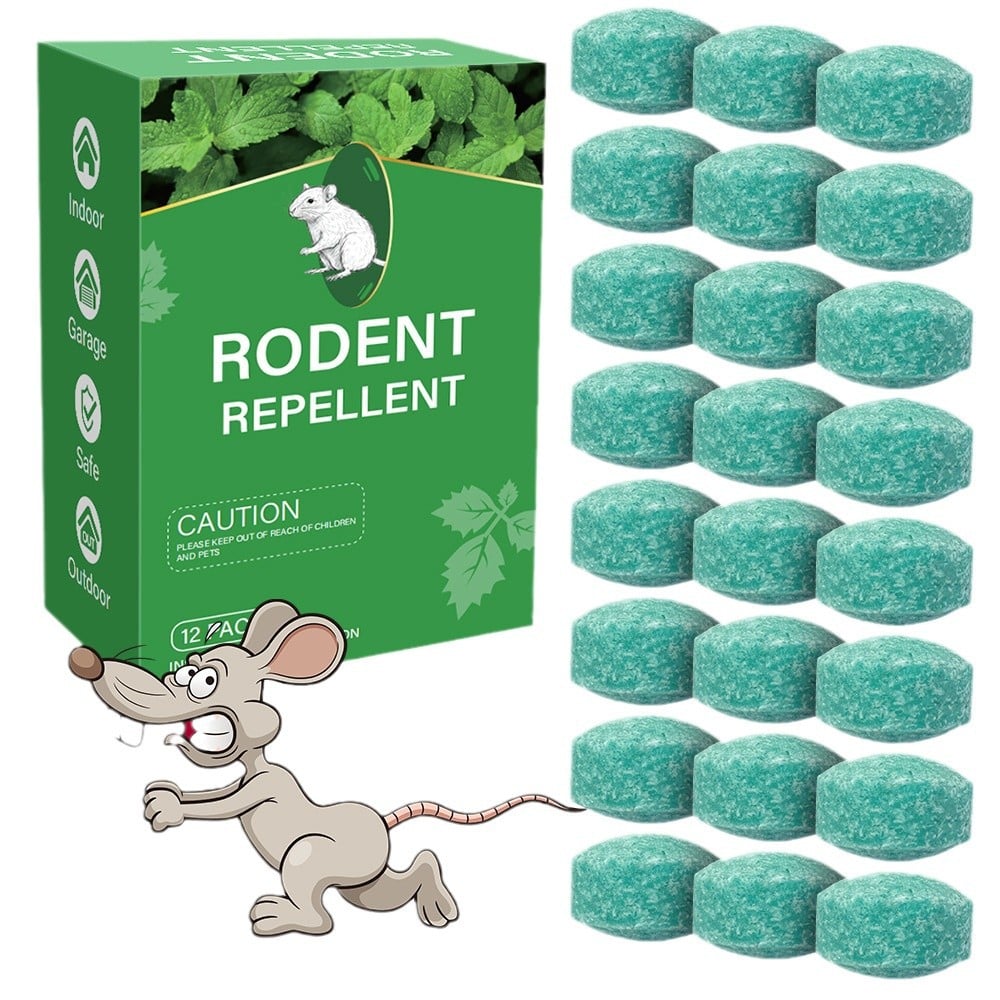 🚫🐀Tired of Mice Invading? 12-Pack Natural Repellent Balls!