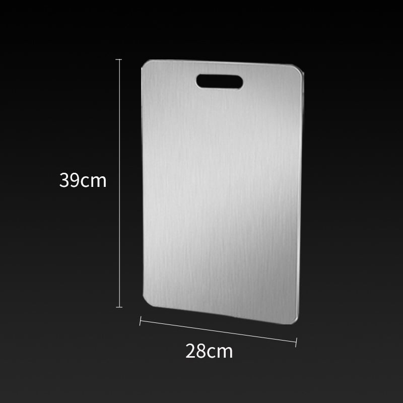 🏆⚡ 50K+ SOLD! Almost Gone-💥🎉🔥Stainless Steel Double Sided Chopping Board,Best Gifts