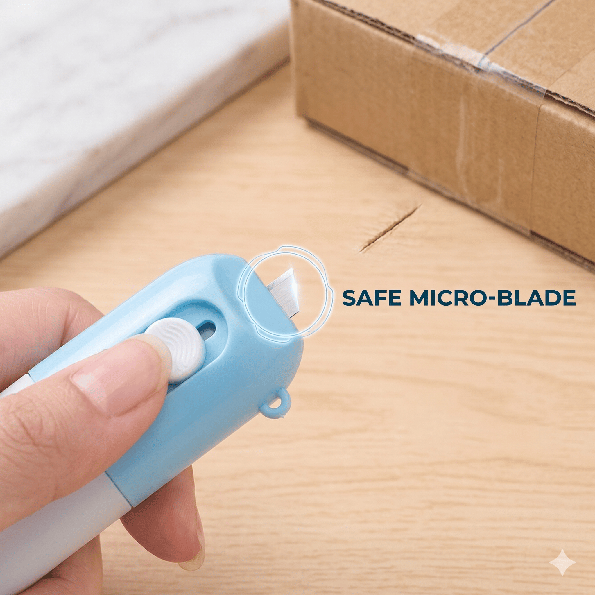 🔥Last Day 50% OFF🔥2-in-1 Box Cutter & Thermal Paper Eraser