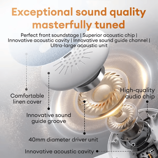 🔥Last Day Promotion 49% OFF🔥 - S1 Ultra-Thin Bluetooth Pillow Speaker with Bluetooth 6.0 - Bone Conduction Technology
