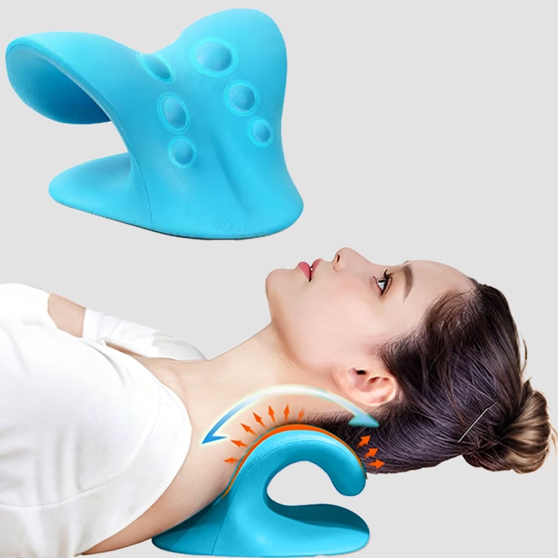 🎁Last day of the promotion🎁Neck Stretcher ,Neck Hump Corrector,Neck and Shoulder Relaxer Cervical Traction Device Pillow