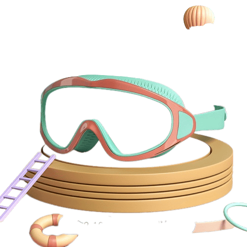 🔥Limited time offer 🔥HD children's large frame waterproof and anti-fog swimming goggles