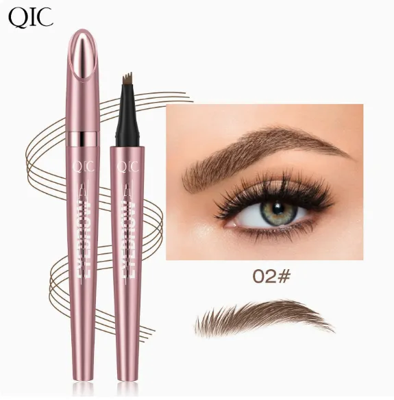 💦 Waterproof Micro-fork Eyebrow Pencil, Long-lasting Brow Pen For Natural Hair-like Strokes