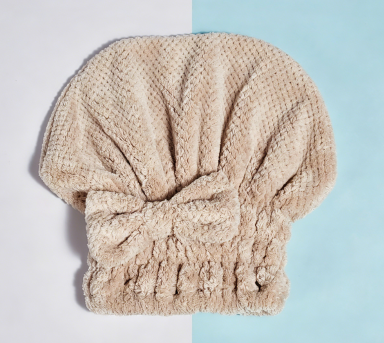 🎁Last day of the promotion🎁Coral velvet cute bow bath cap！