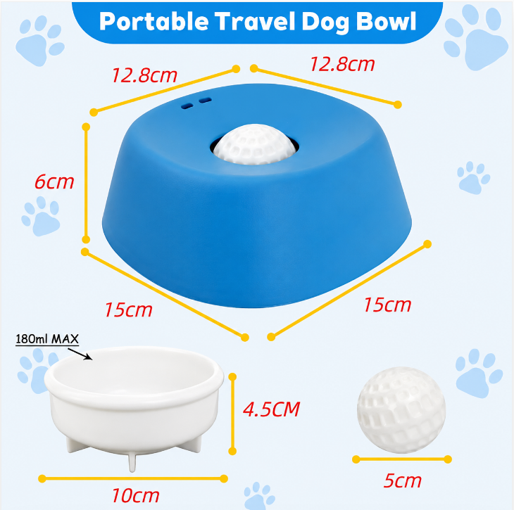 🔥Limited time discount🔥Slow-Feed Liquid Dog Bowls
