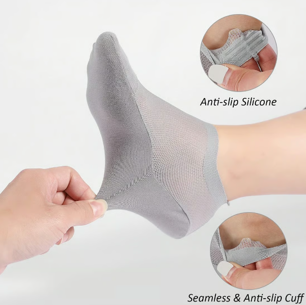 📢 Last day of the promotion🔥The No-Show Socks That Stay Invisible — Without Slipping Off