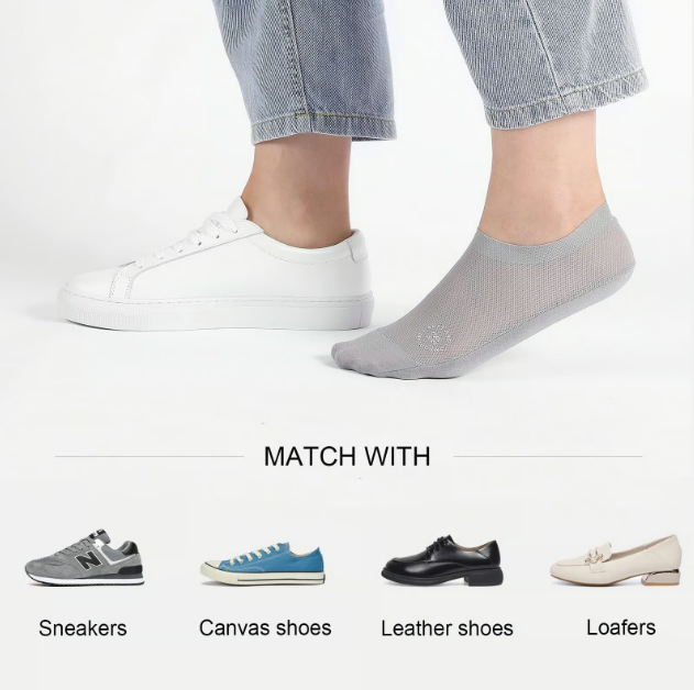 📢 Last day of the promotion🔥The No-Show Socks That Stay Invisible — Without Slipping Off