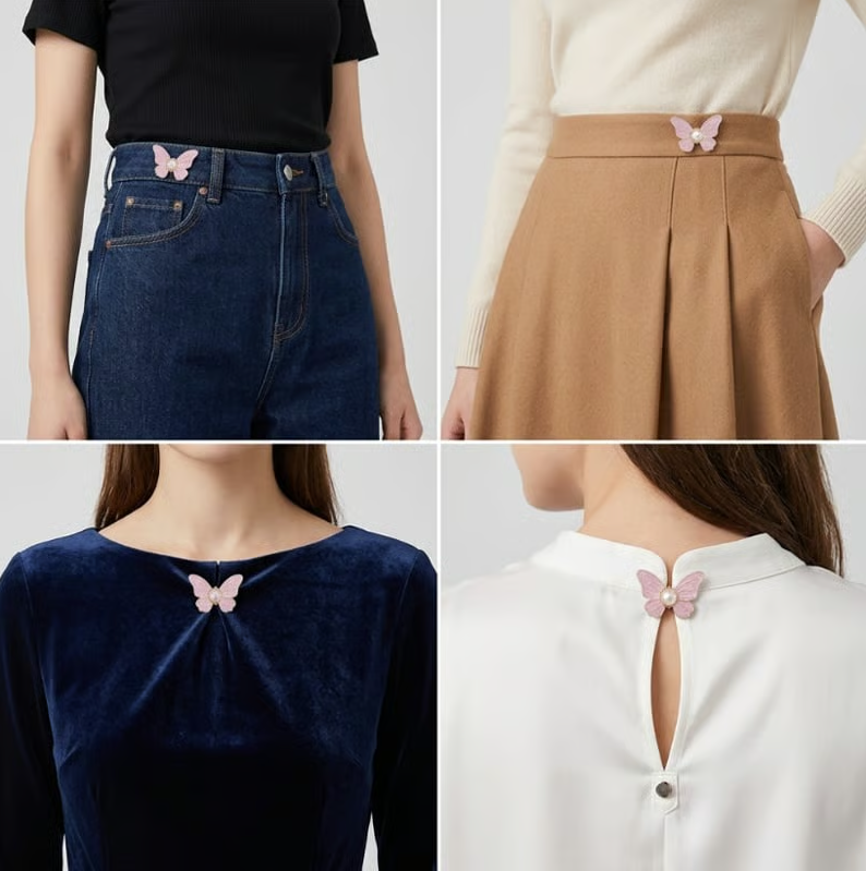 🔥Last Day 50% OFF🔥Pearl Butterfly Waist Buckle