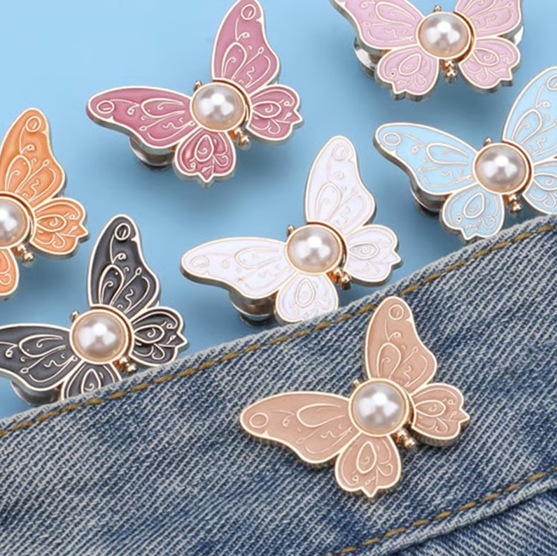 🔥Last Day 50% OFF🔥Pearl Butterfly Waist Buckle