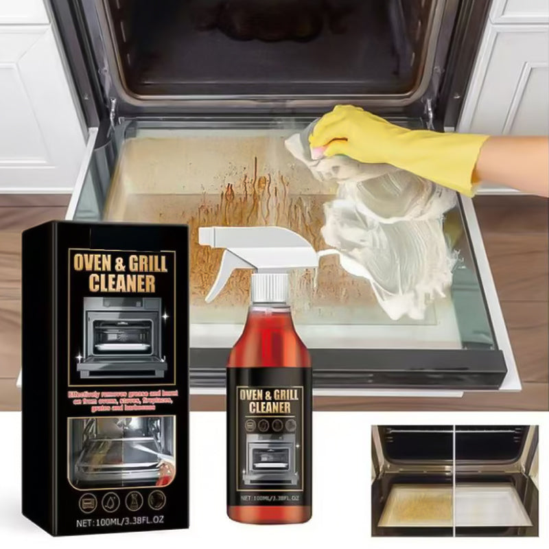 BUY 3 GET 2 FREE!!🏆#1 Best Seller ⏰💕⚡Oven & Grill Cleaner Spray✨