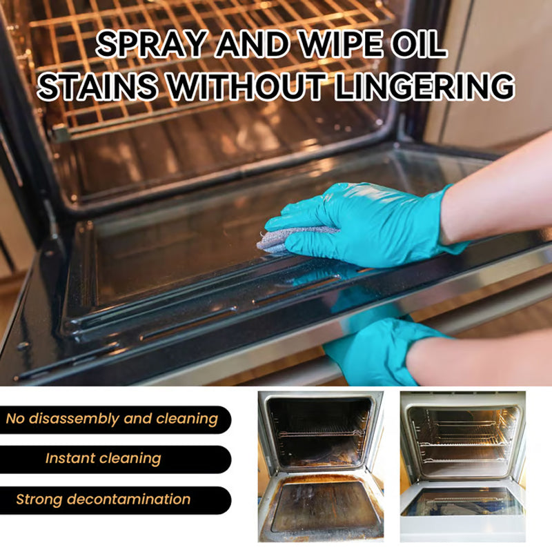 BUY 3 GET 2 FREE!!🏆#1 Best Seller ⏰💕⚡Oven & Grill Cleaner Spray✨