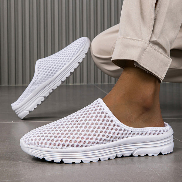 🔥LAST DAY ONLY！No More Tight Shoes – Comfort Mesh Slip On Slippers