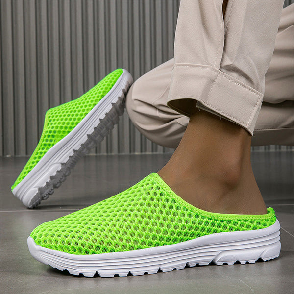 🔥LAST DAY ONLY！No More Tight Shoes – Comfort Mesh Slip On Slippers