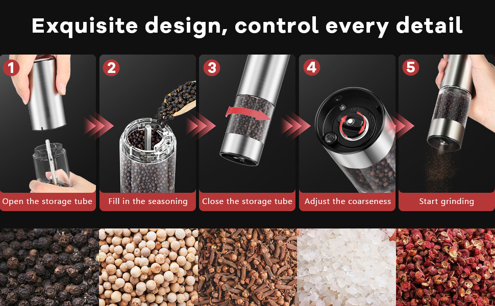 Electric Salt and Pepper Grinder