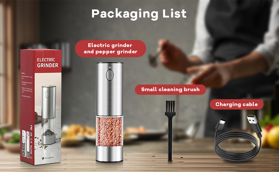 Electric Salt and Pepper Grinder