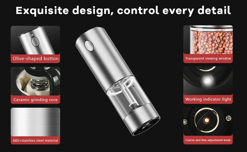 Electric Salt and Pepper Grinder