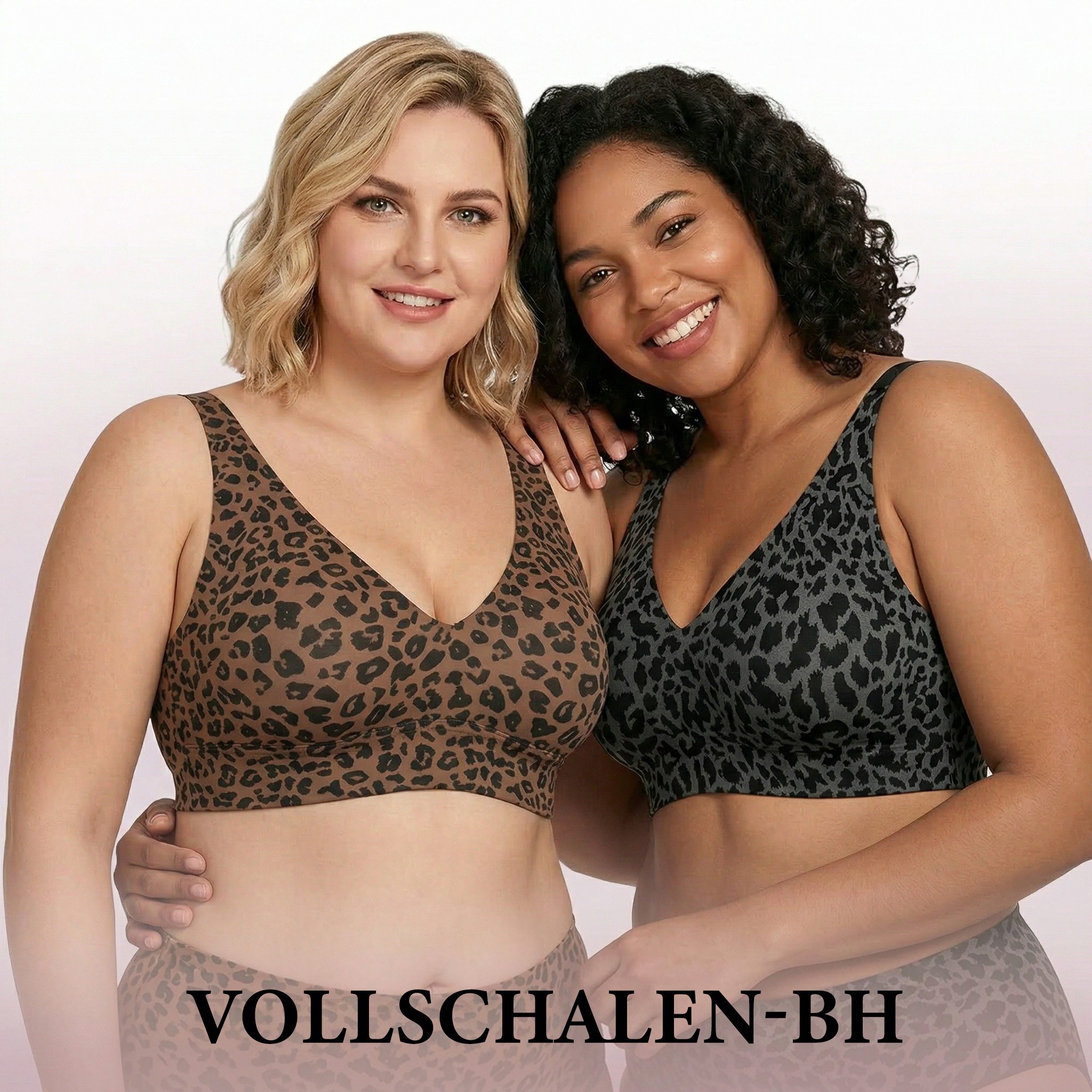 🔥Ultra straffender Leopardendruck-BH ohne Bügel | Damen BH ohne Bügel👍Keine hängenden Brüste mehr