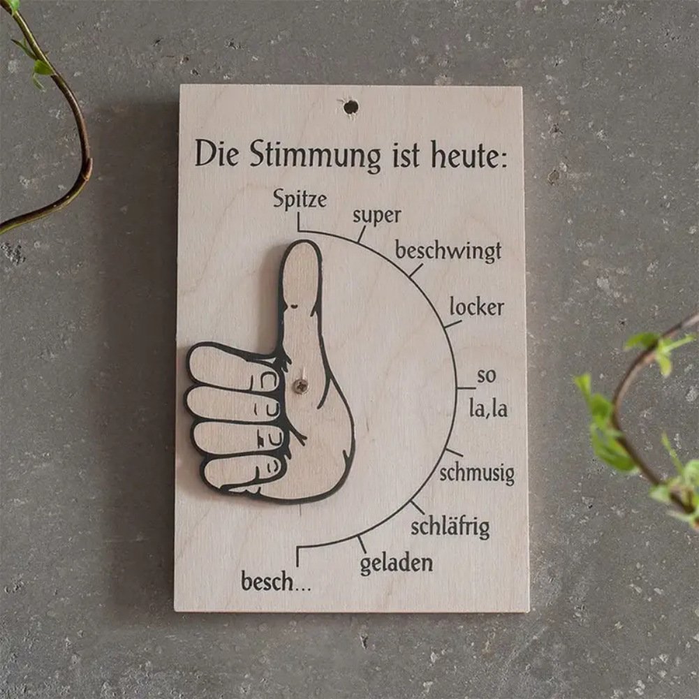 🥰Wooden Mood Barometer Ornament-aosuonisiz