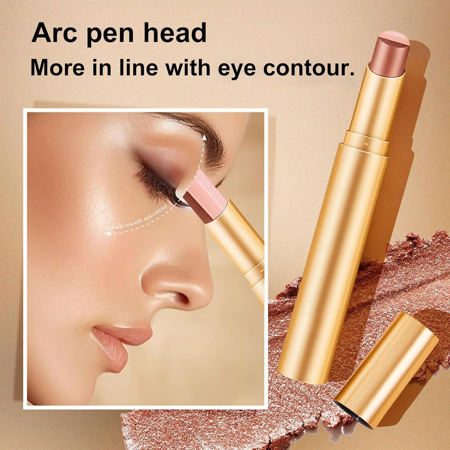 Memorial Day Sale 49% OFF❤️✨3 Shade Cream Eyeshadow Stick | Smooth & Blendable