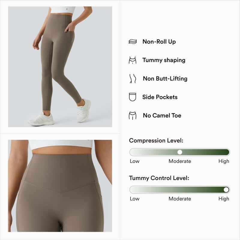 High-Waisted Yoga Pants with Tummy Control&Breathable Comfort