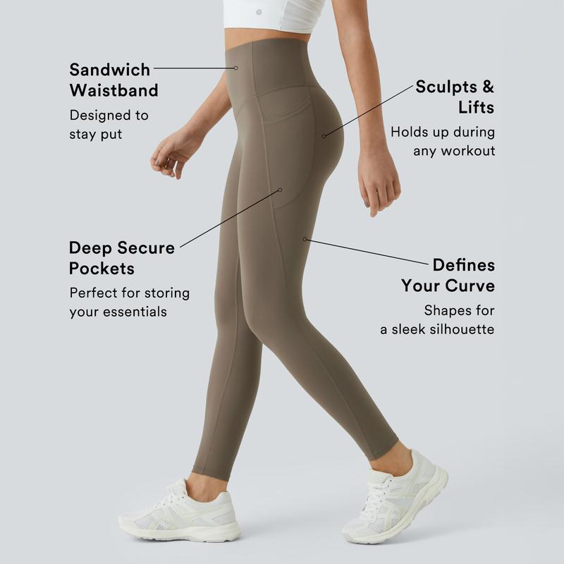 High-Waisted Yoga Pants with Tummy Control&Breathable Comfort