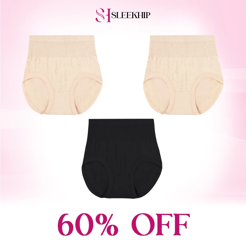 SleekHip - Leakproof High-Waist Tummy-Control Butt-Lifting Panties