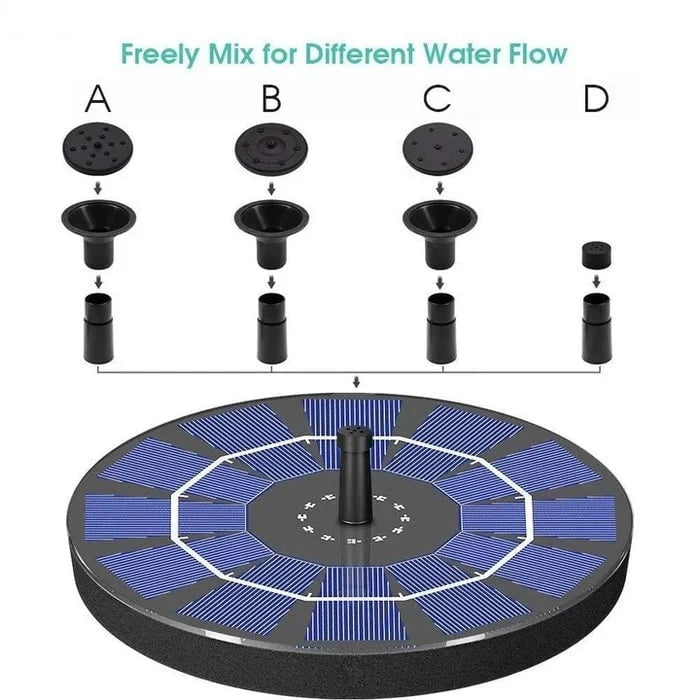 ⏳Time-Limited Special⏰Compact Solar Bird Fountain Pump – Keep Your Garden Alive! 🐦