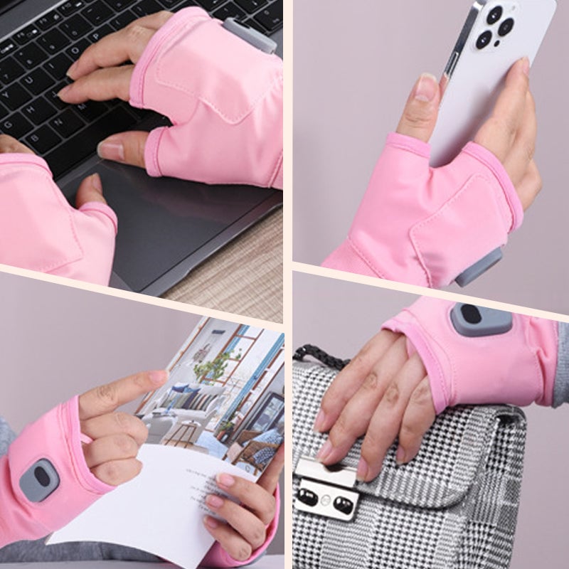 💥Hot Sales - 49% OFF🔥Smart Thermostatic Heated Fingerless Gloves-aosuonisiz