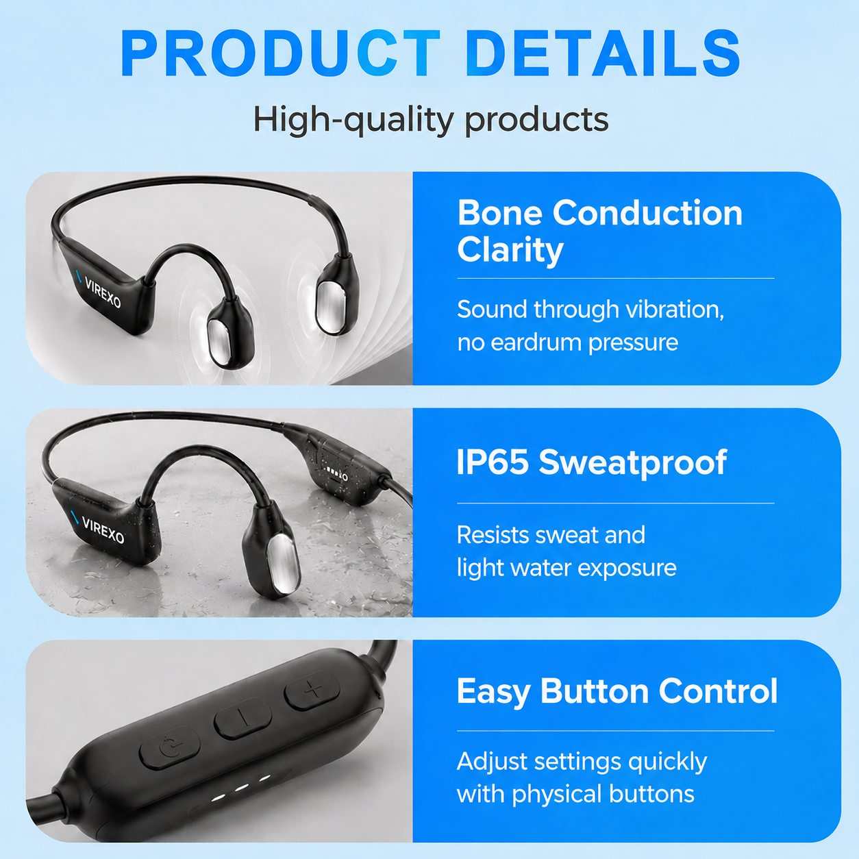 🏆 Final 2 Hours : Only Limited Stock Left🔥 VIREXO® Bone Conduction Smart Hearing Headphones (Mayo Clinic Recommended)