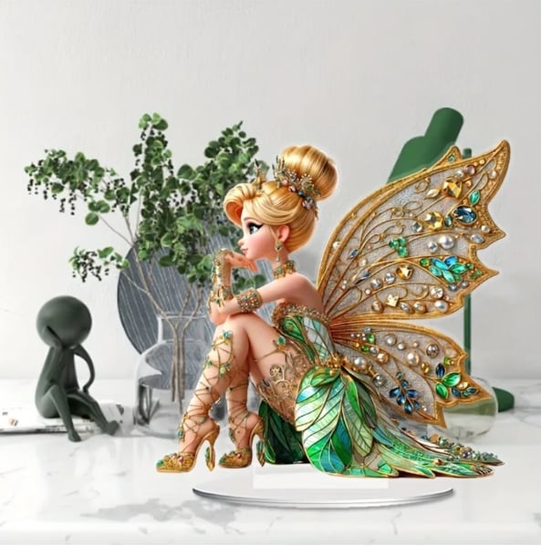 Enchanted Fairy Christmas Figurine 🧚‍♀️-aosuonisiz