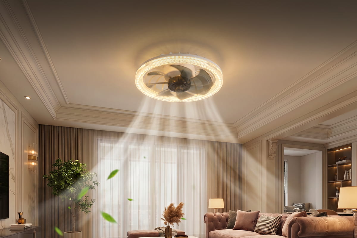 2-in-1 LED Ceiling Fan Light
