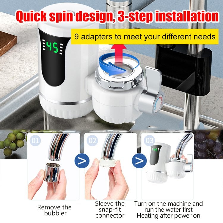 Installation-free Warm Water Faucet-aosuonisiz