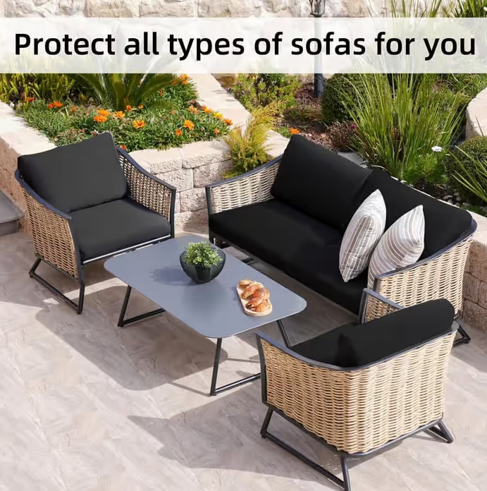 Stretch Sofa Cushion Covers Set