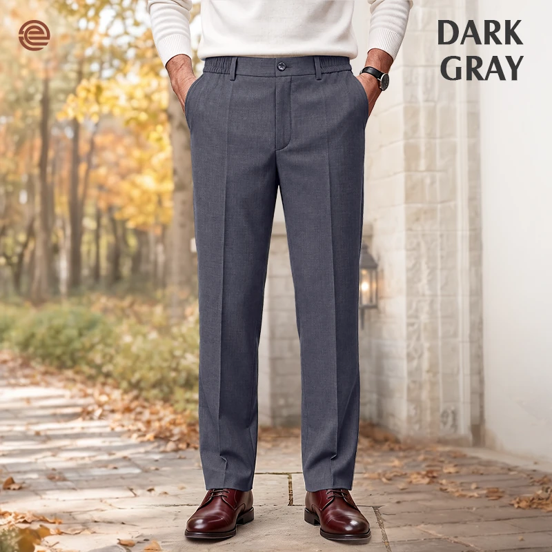OldenEase - High Waist Pleated Trousers with Comfort Stretch Waistband