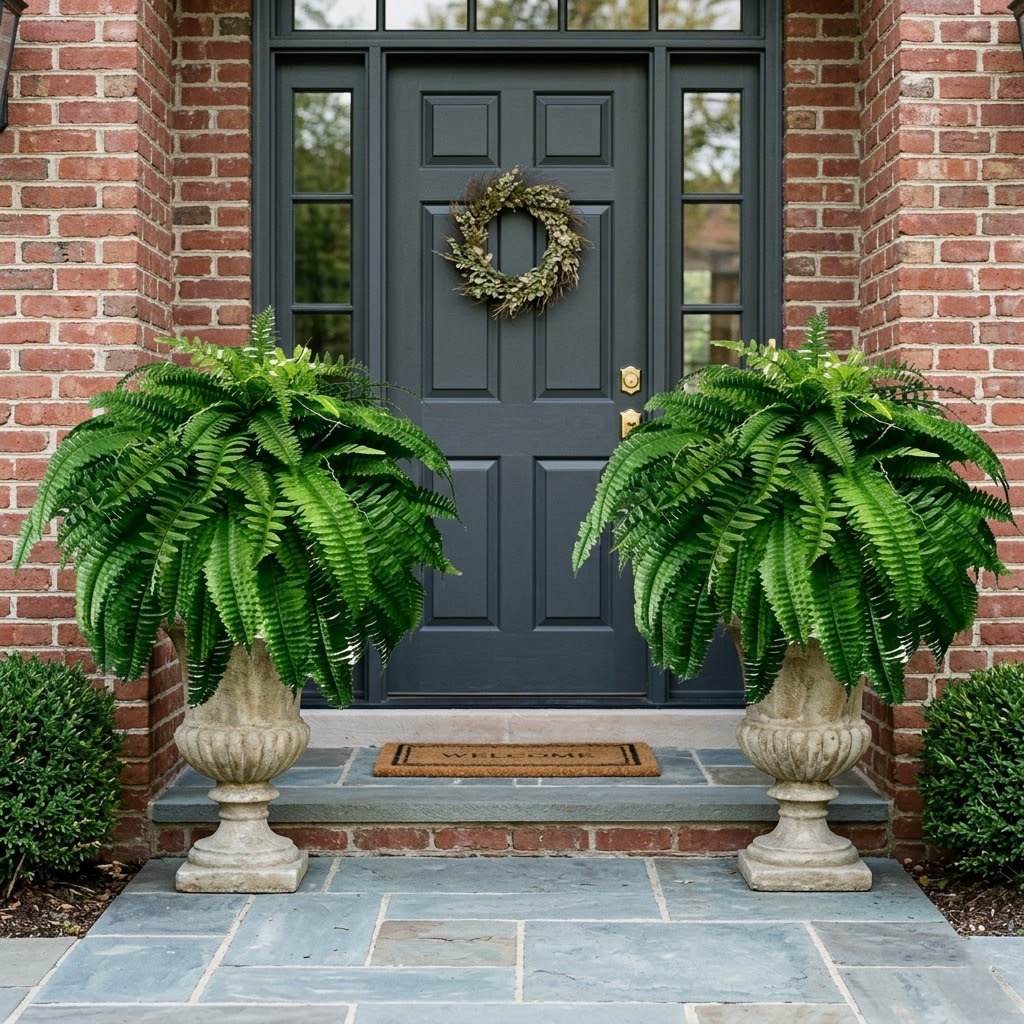 🔥 Mother’s Day Flash Sale 🌱 UV Resistant Ferns Artificial Plants Large for Planters, Office & Home Decor, Outdoor & Indoor