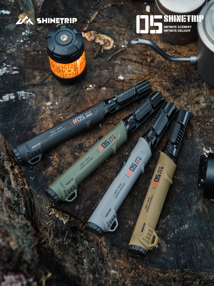 SHINETRIP 05 Series Outdoor Tactical Spray Gun - Multifunctional Windproof Refillable Lighter for Camping and Outdoor Cooking-aosuonisiz
