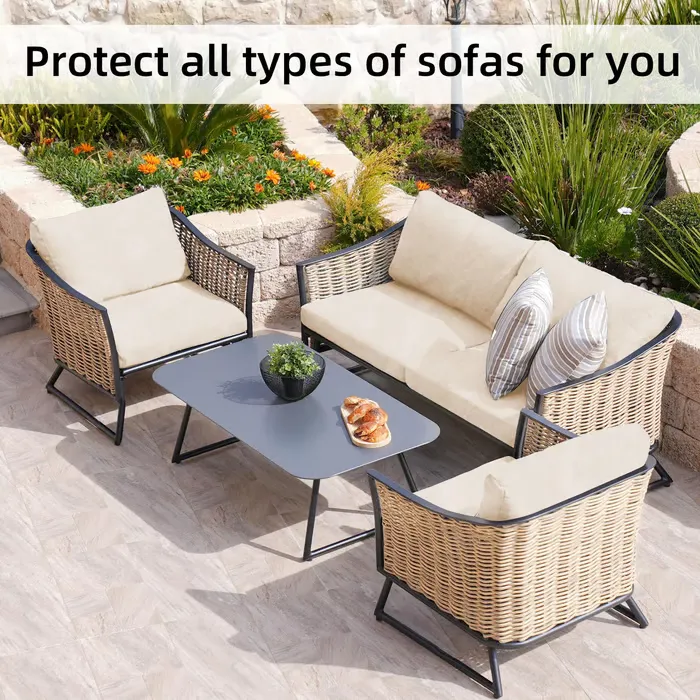 Stretch Sofa Cushion Covers Set