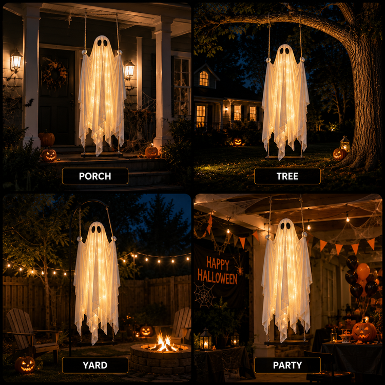 Glowing Ghost Decoration