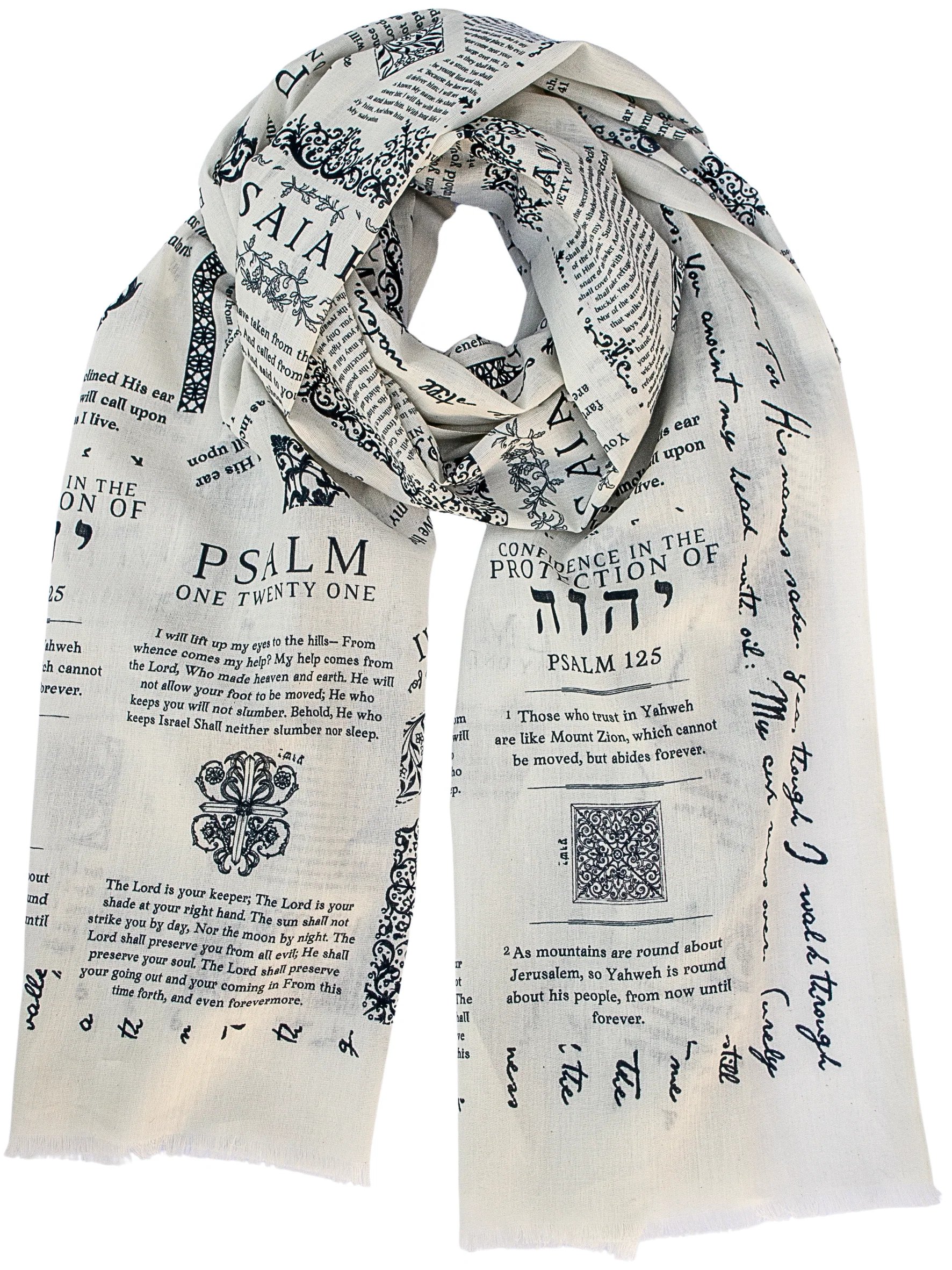 🔥Last Day 49% OFF  ✝️Handcrafted Christian Prayer Shawl: Protection Bible Verse Scarf, Yeshua Scripture Wrap🙏
