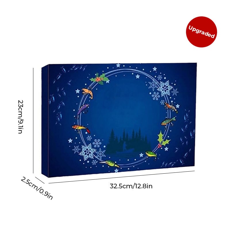 Presale>>24 Days Christmas Countdown Fish Tackle Set-aosuonisiz
