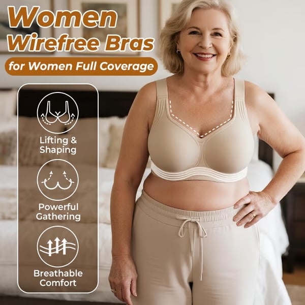 🏆LAST DAY SALE 49% OFF -Super firming bra | Women Wirefree Bras👍No more sagging breasts