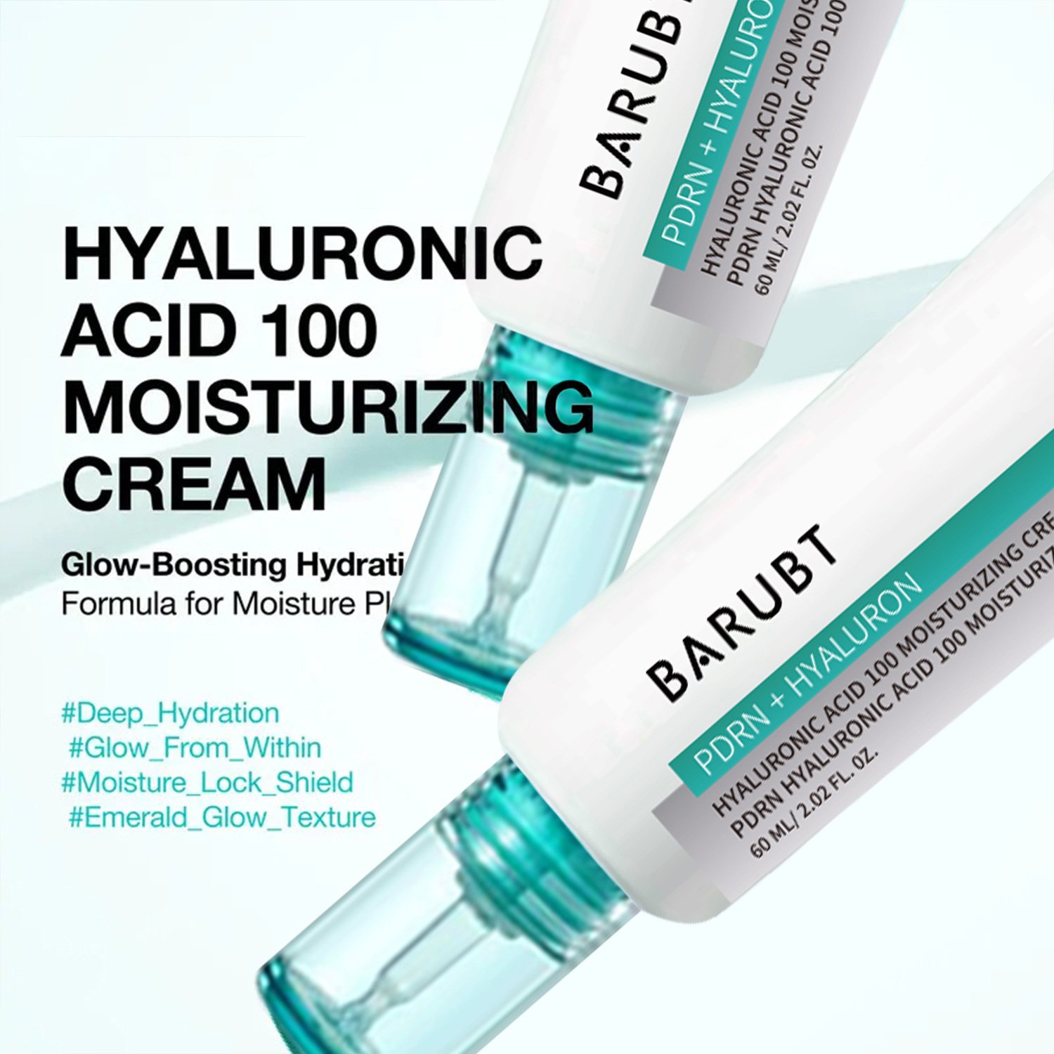 🔥New Year Hot Sale 🔥PDRN Hyaluronic Acid 100 Moisturizing Cream (60ml) | moisturizer, hydrating, glow💧