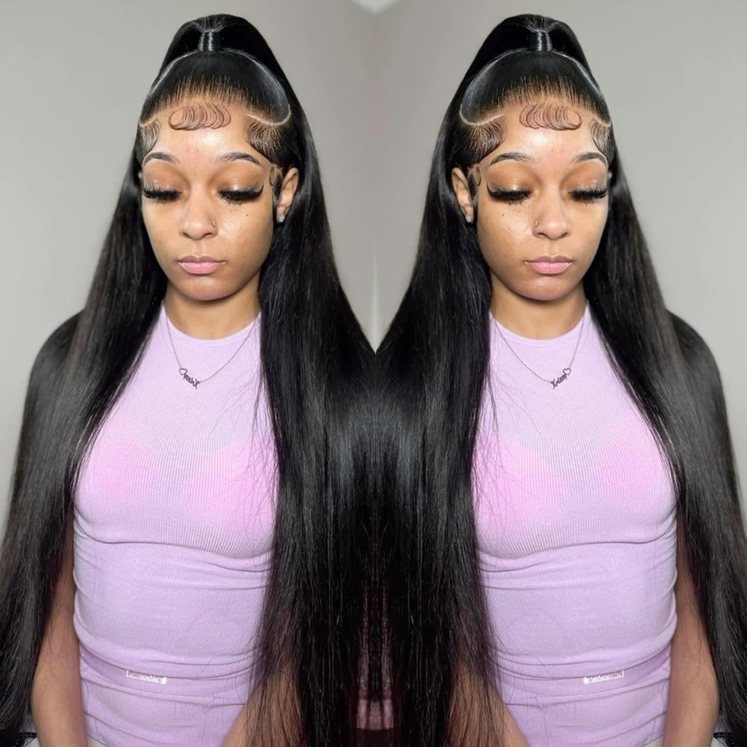 ⚡ Final Hours – Up to 50% Off🌷💥Straight HD Transparent Lace Front Wigs Human Hair