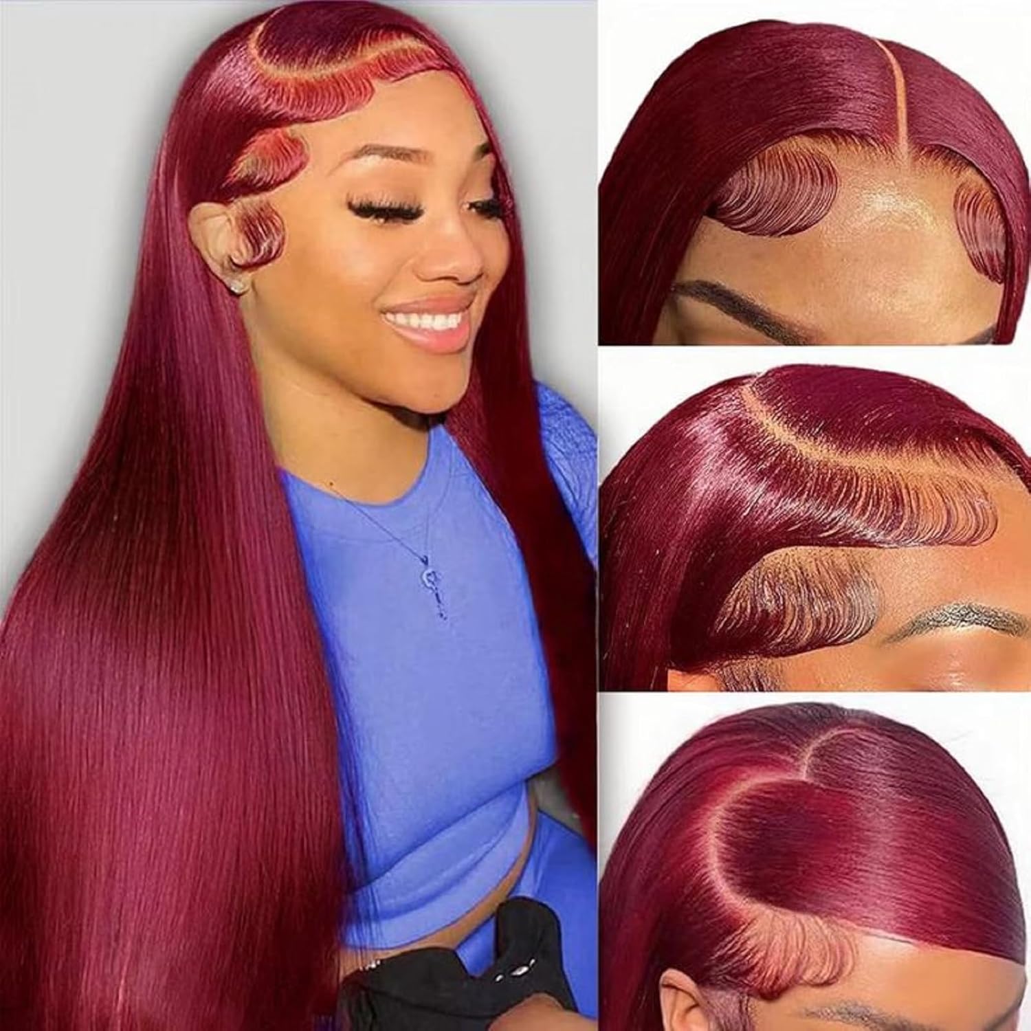 ⚡ Final Hours – Up to 50% Off🌷💥Straight HD Transparent Lace Front Wigs Human Hair